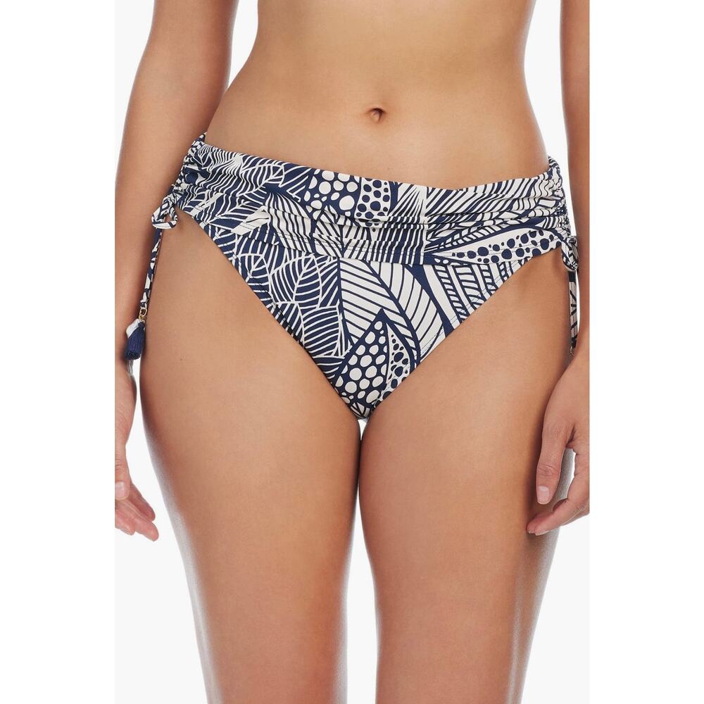 BLEU by Rod Beattie Bali Breeze Shirred Hipster women Bikini Bottom new
